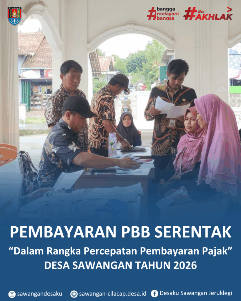 Pelaksanaan Pembayaran PBB Serentak di Desa Sawangan Berjalan Lancar