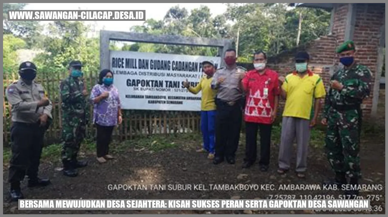 Bersama Mewujudkan Desa Sejahtera: Kisah Sukses Peran Serta Gapoktan Desa Sawangan