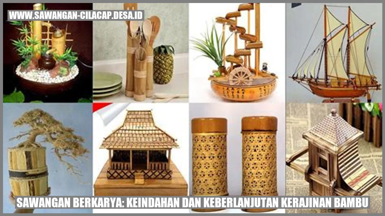 Sawangan Berkarya: Keindahan dan Keberlanjutan Kerajinan Bambu