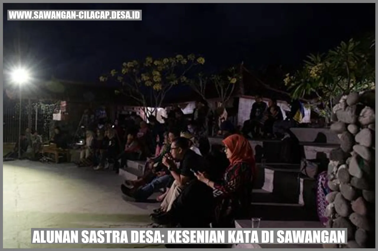 Alunan Sastra Desa: Kesenian Kata di Sawangan