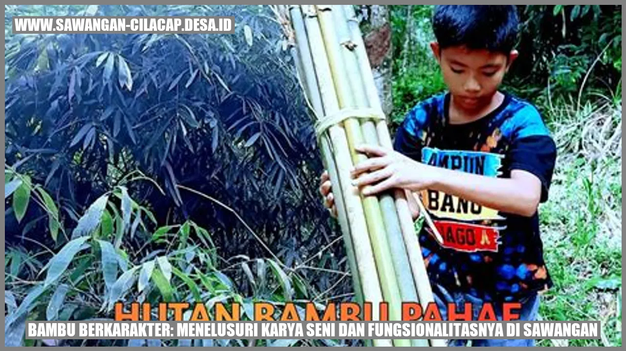 Bambu Berkarakter: Menelusuri Karya Seni dan Fungsionalitasnya di Sawangan