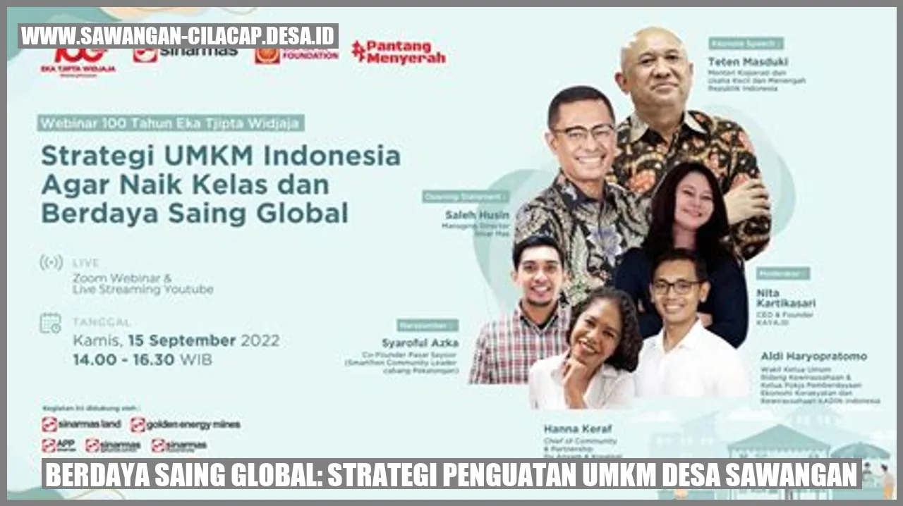 Berdaya Saing Global: Strategi Penguatan UMKM Desa Sawangan