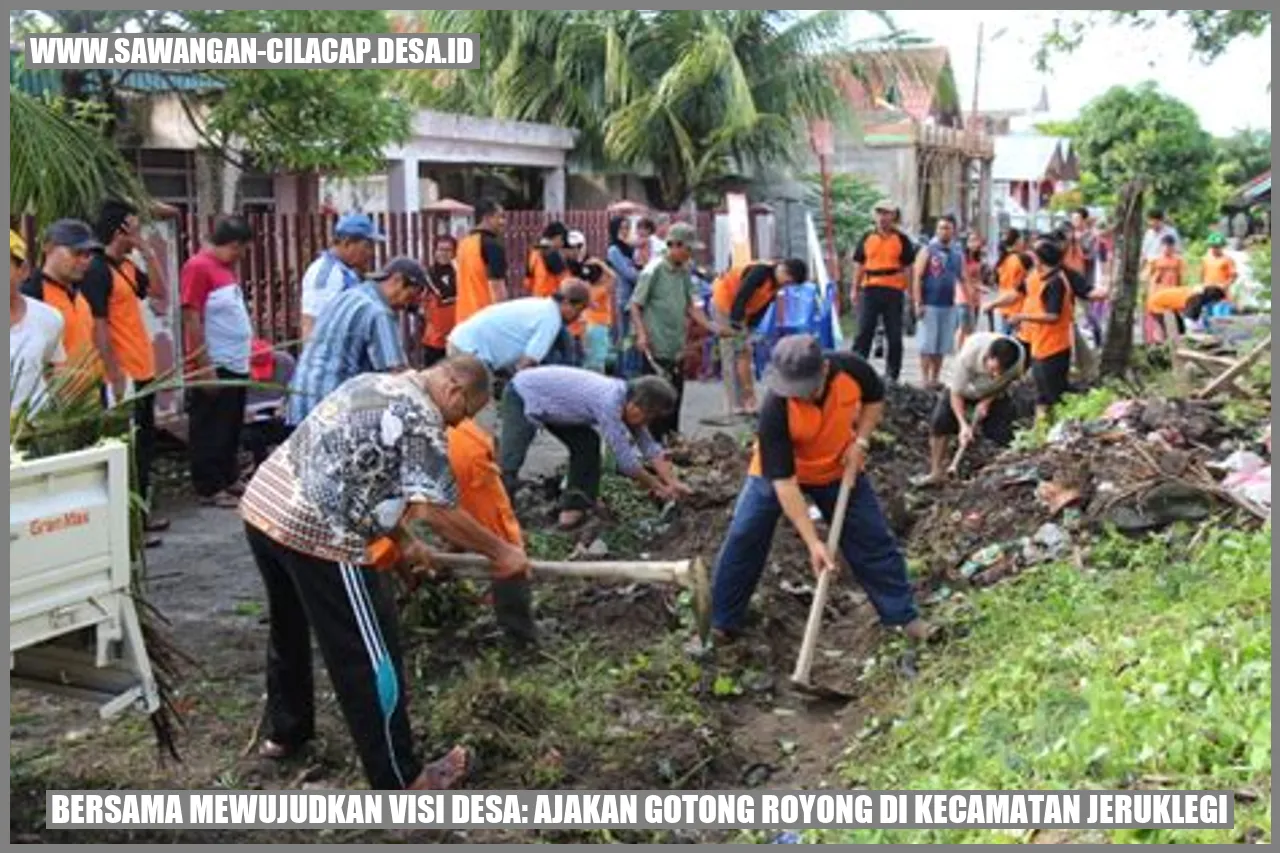 Gotong Royong di Desa Jeruklegi