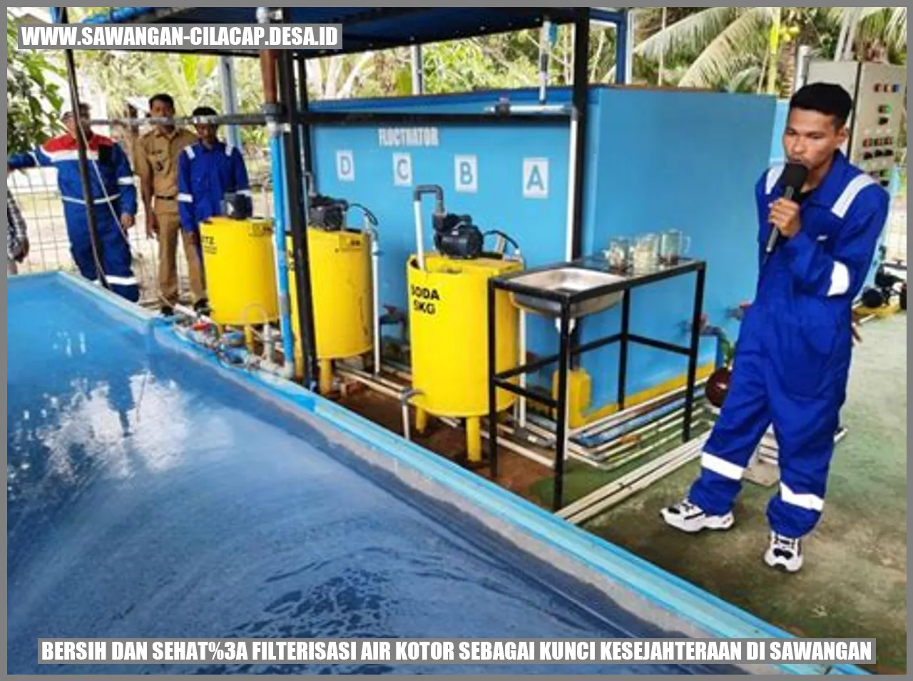 Bersih dan Sehat: Filterisasi Air Kotor sebagai Kunci Kesejahteraan di Sawangan