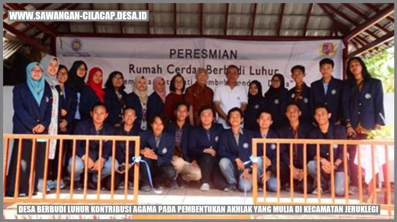 Desa Berbudi Luhur: Kontribusi Agama pada Pembentukan Akhlak yang Mulia di Kecamatan Jeruklegi