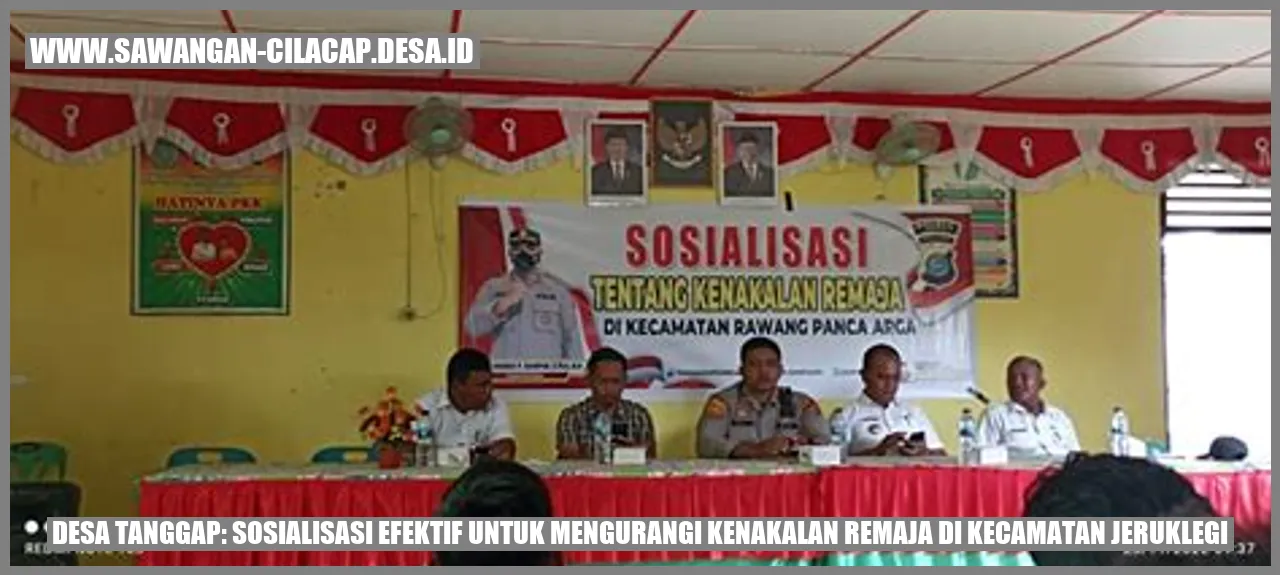 Desa Tanggap: Sosialisasi Efektif untuk Mengurangi Kenakalan Remaja di Kecamatan Jeruklegi