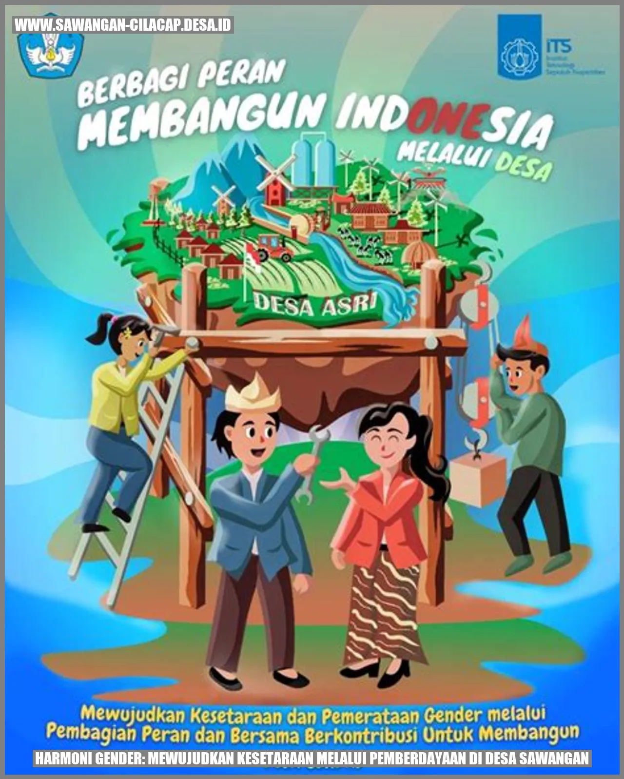 Gambar Harmoni Gender: Mewujudkan Kesetaraan Melalui Pemberdayaan di Desa Sawangan