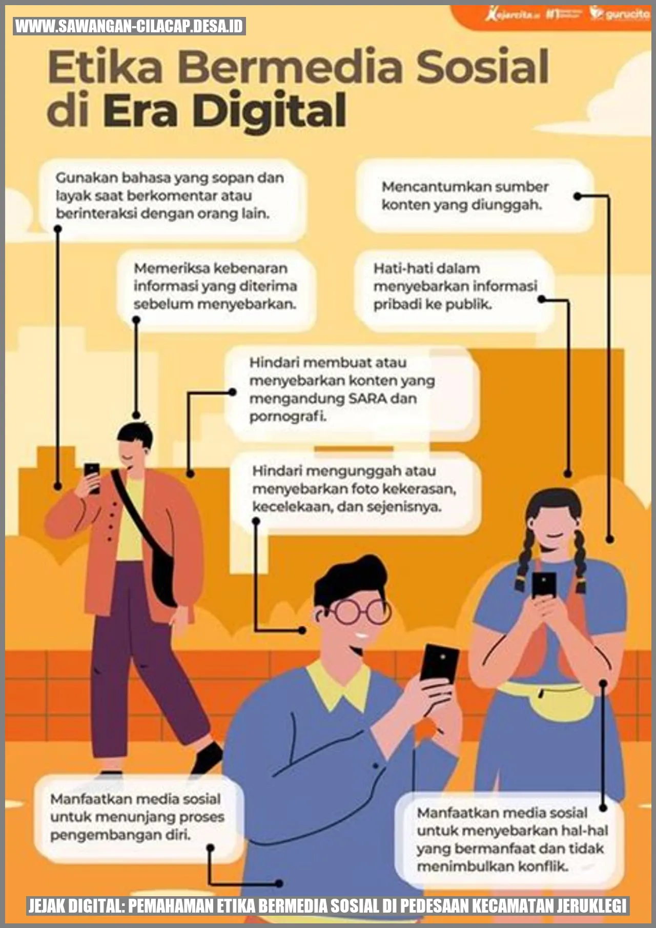 Jejak Digital: Pemahaman Etika Bermedia Sosial di Pedesaan Kecamatan Jeruklegi