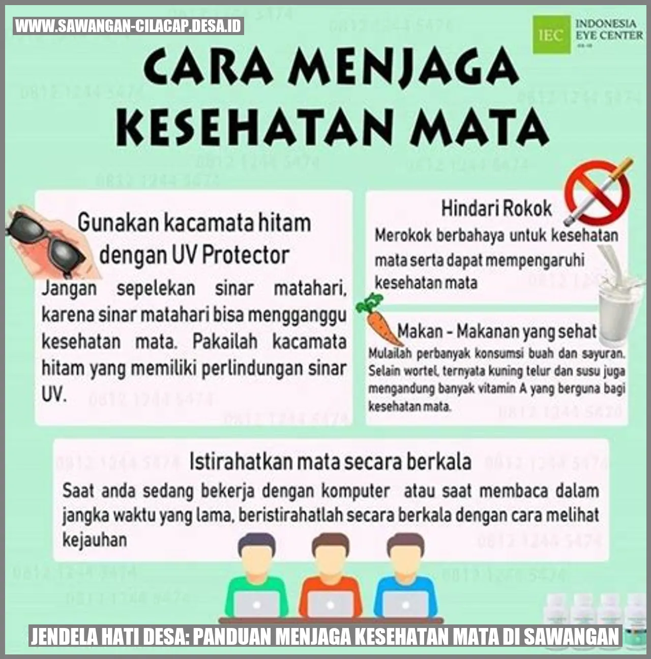 Gambar Panduan Menjaga Kesehatan Mata di Sawangan