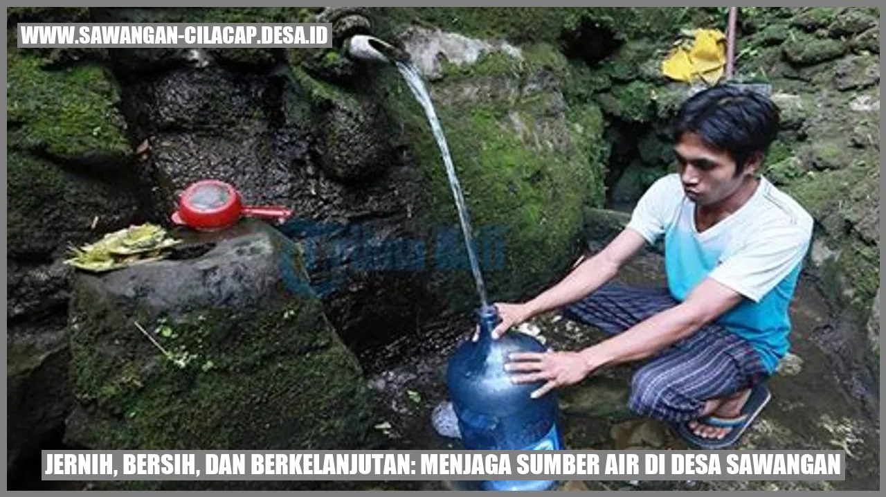 Sumber Air di Desa Sawangan
