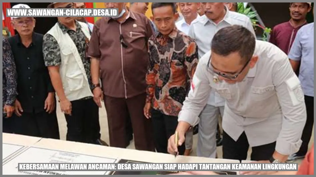 Kebersamaan Melawan Ancaman: Desa Sawangan Siap Hadapi Tantangan Keamanan Lingkungan