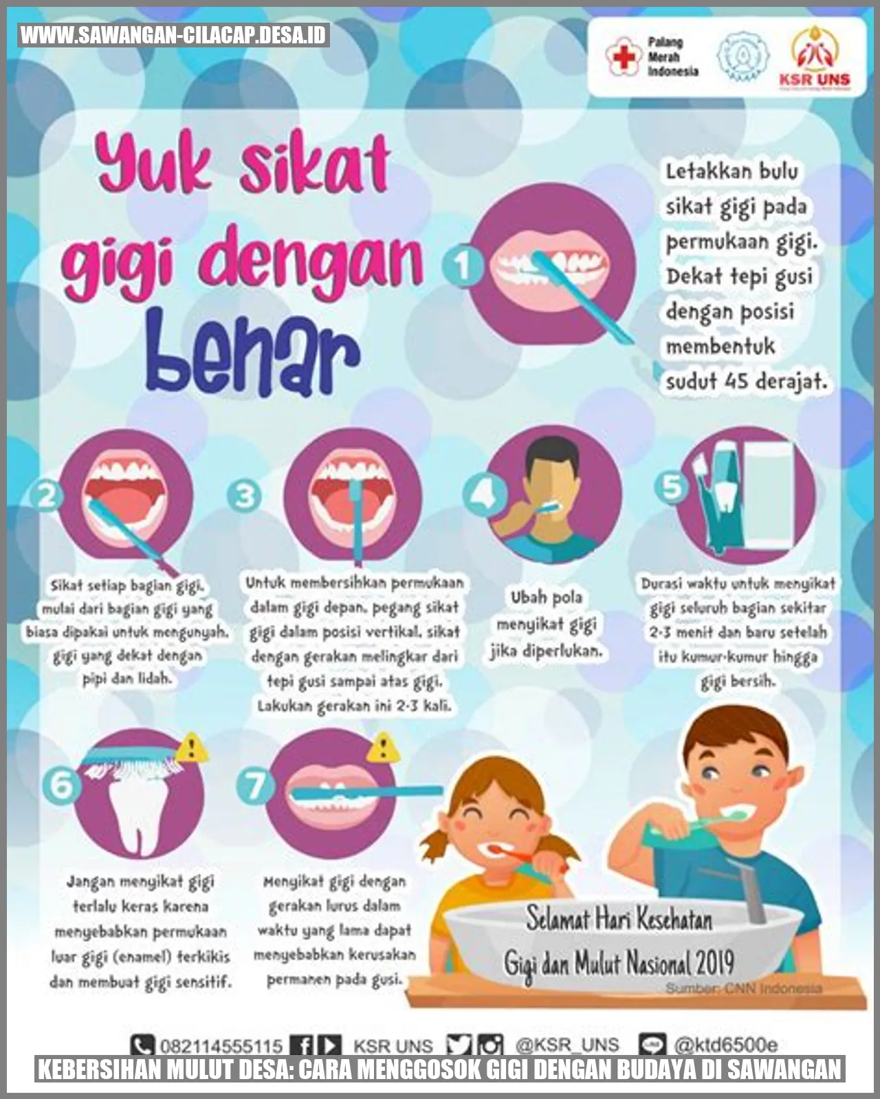Kebersihan Mulut Desa: Cara Menggosok Gigi dengan Budaya di Sawangan