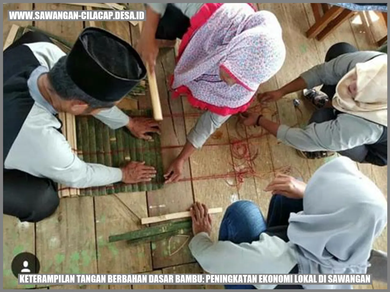 Keterampilan Tangan Berbahan Dasar Bambu: Peningkatan Ekonomi Lokal di Sawangan