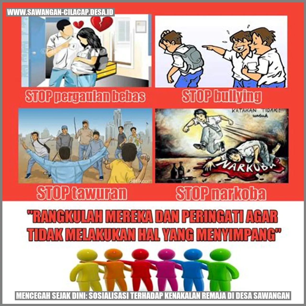 Gambar Kenakalan Remaja di Desa Sawangan