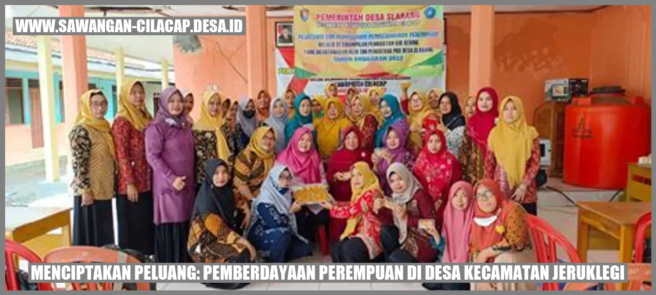 Peluang: Pemberdayaan Perempuan di Desa Kecamatan Jeruklegi