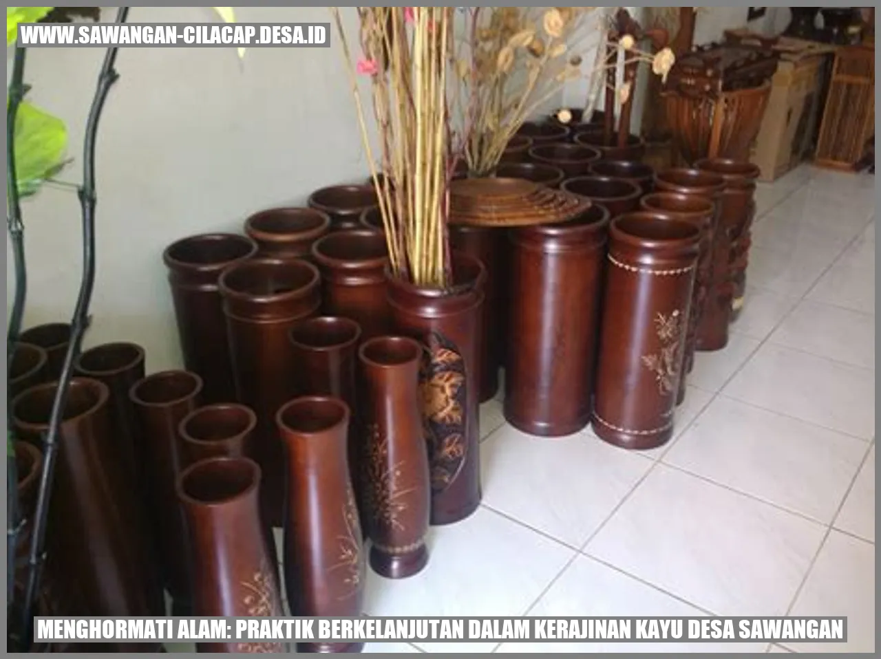 Praktik Berkelanjutan dalam Kerajinan Kayu Desa Sawangan