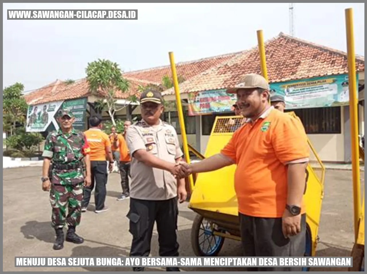 Gambar Menuju Desa Sejuta Bunga: Ayo Bersama-sama Menciptakan Desa Bersih Sawangan