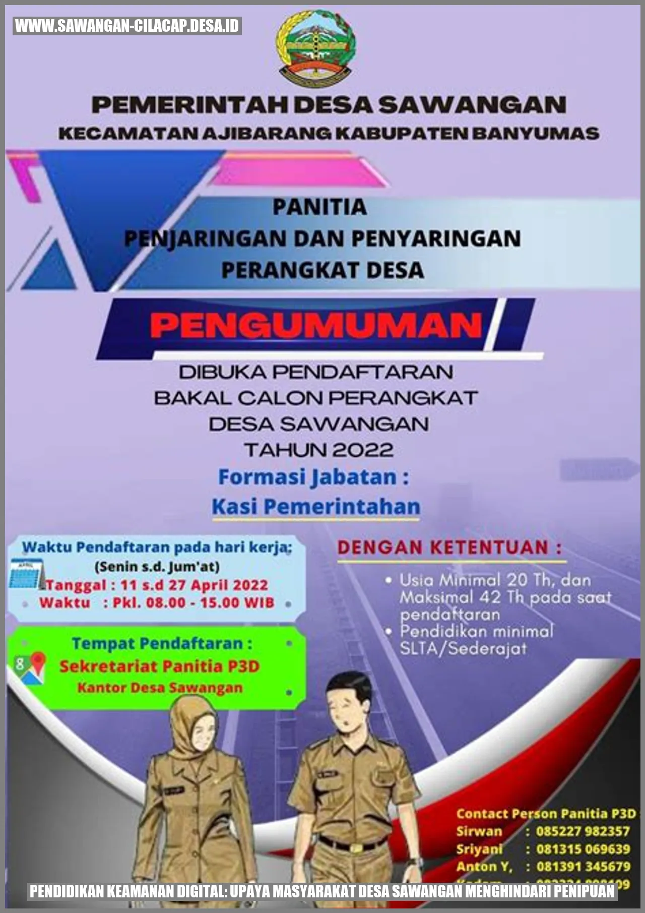 Pendidikan Keamanan Digital: Upaya Masyarakat Desa Sawangan Menghindari Penipuan