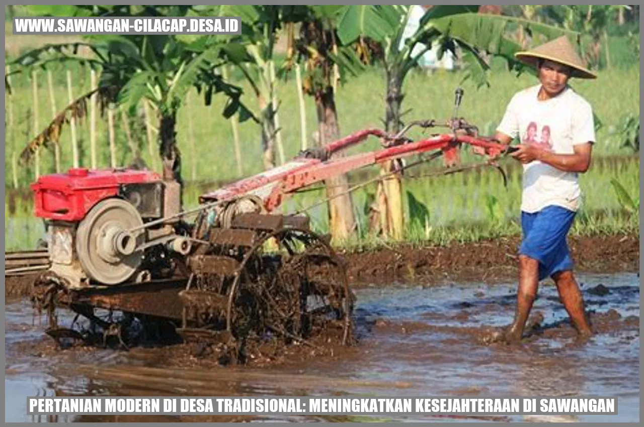 Gambar Pertanian Modern di Desa Tradisional: Meningkatkan Kesejahteraan di Sawangan