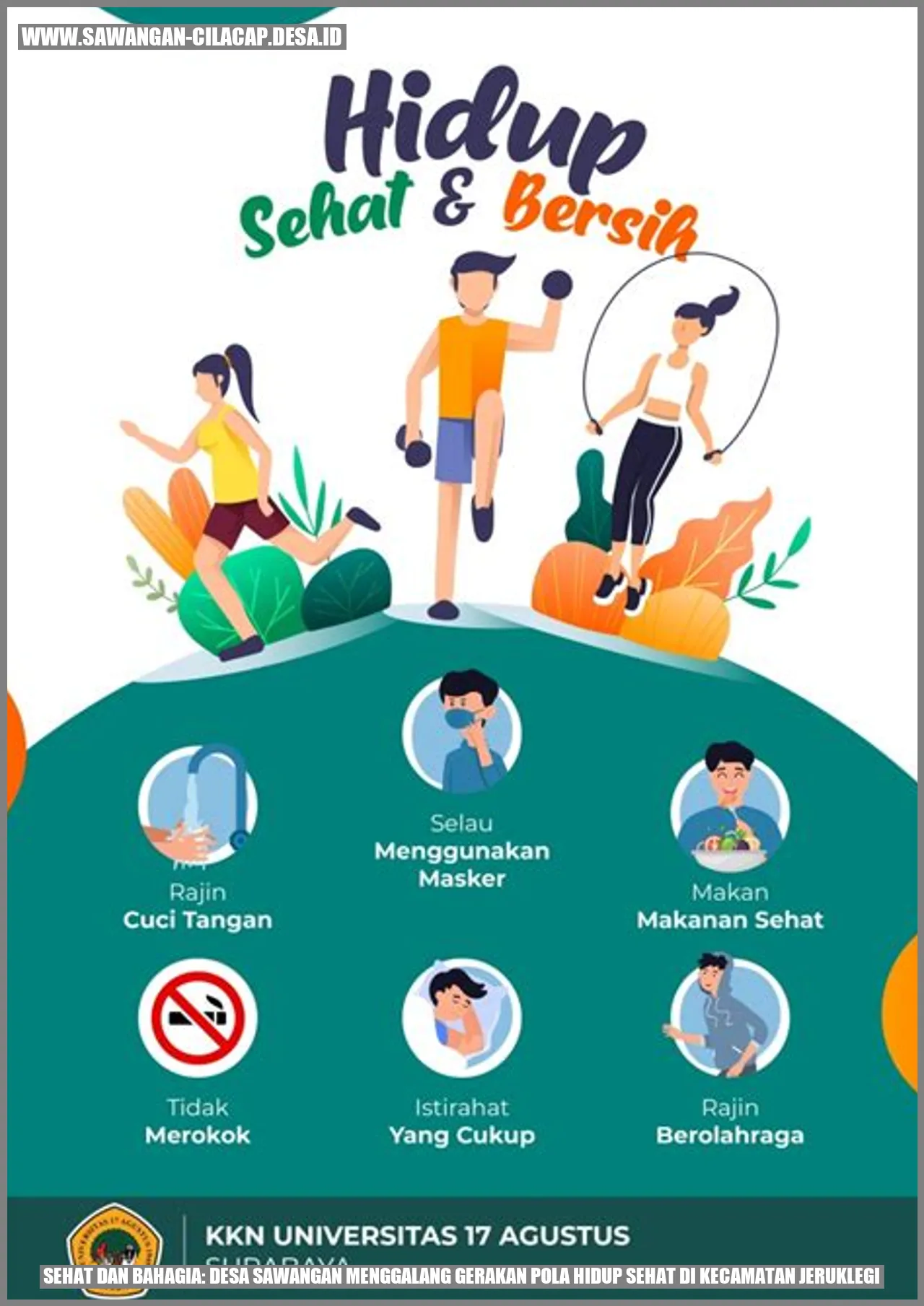 Desa Sawangan Menggalang Gerakan Pola Hidup Sehat