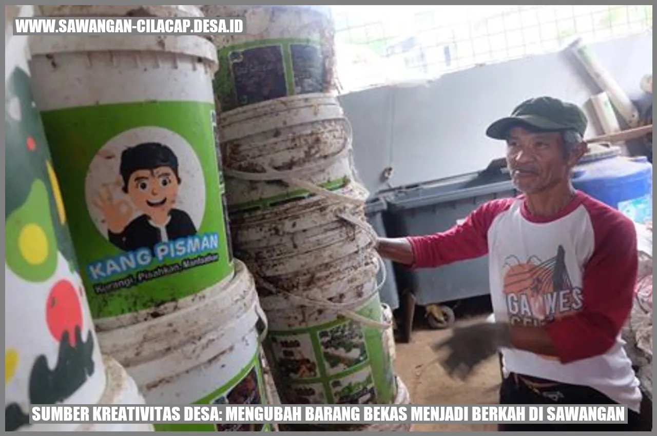 Sumber Kreativitas Desa: Mengubah Barang Bekas menjadi Berkah di Sawangan